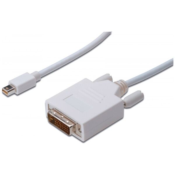 Kabel Digitus DisplayPort Mini - DVI-D 2m biały (AK-340305-020-W)