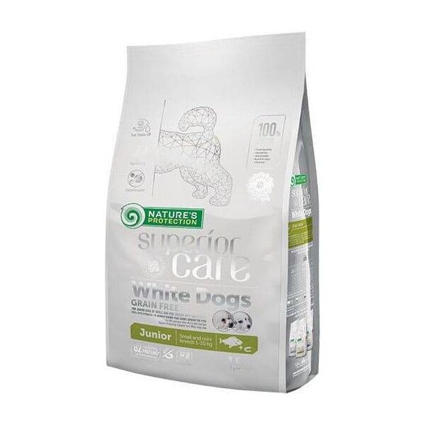 Nature’s Protection Pies superior care white dog junior small 1,5 kg