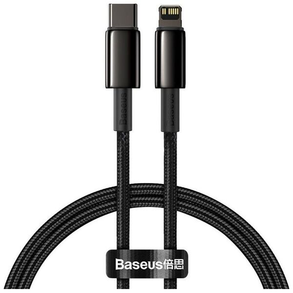 Kabel USB Baseus USB-C - Lightning 1 m Czarny (6953156232037)
