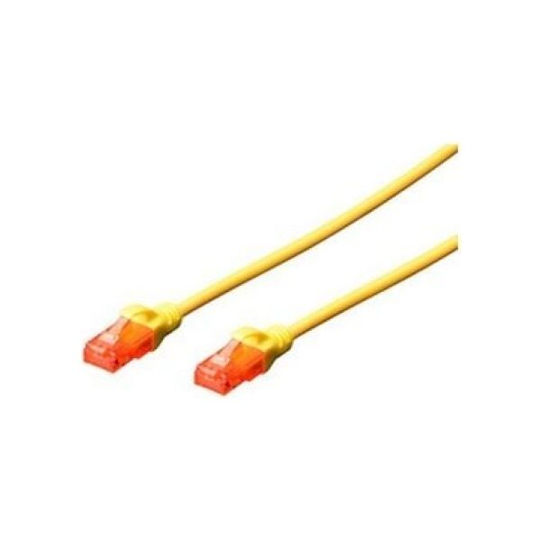 Digitus Patchcord U/UTP, Cat6, 5m, żółty (DK-1612-050/Y)