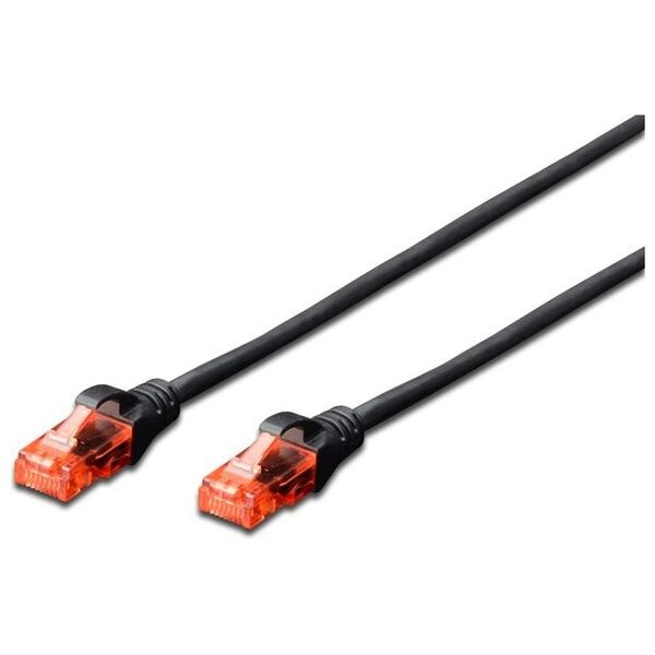Digitus Patchkabel RJ45 U/UTP Cat6 3.00m czarny (DK-1612-030/BL)