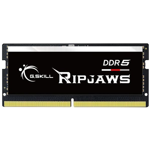 Pamięć do laptopa G.Skill Ripjaws, SODIMM, DDR5, 16 GB, 4800 MHz, CL40 (F5-4800S4039A16GX1-RS)