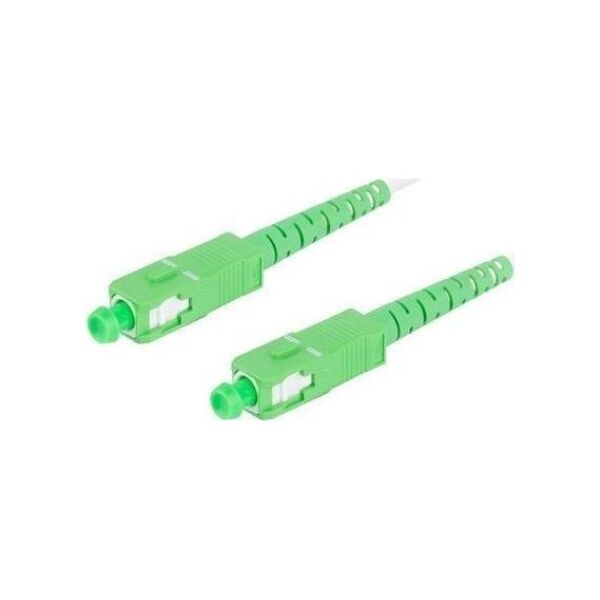 Lanberg PATCHCORD ŚWIATŁOWODOWY SM SC/APC-SC/APC SIMPLEX 3.0MM LSZH G657A2 30M BIAŁY LANBERG