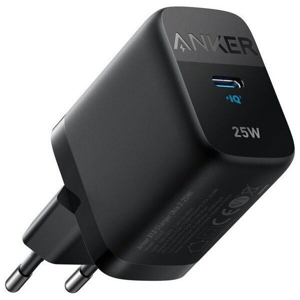 Ładowarka Anker Ładowarka 312 (25W) czarna USB-C