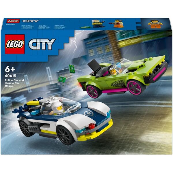 LEGO City Pościg radiowozu za muscle carem (60415)