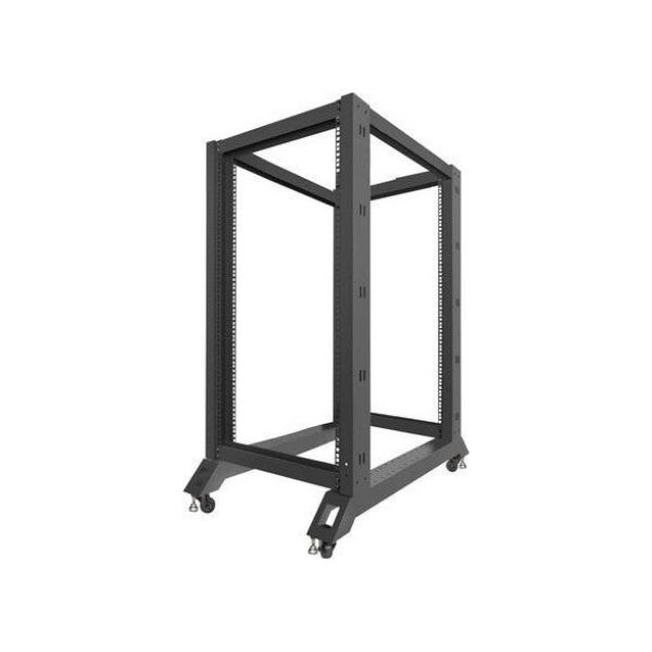 Lanberg Stojak Open rack 22U 600x1000 czarny