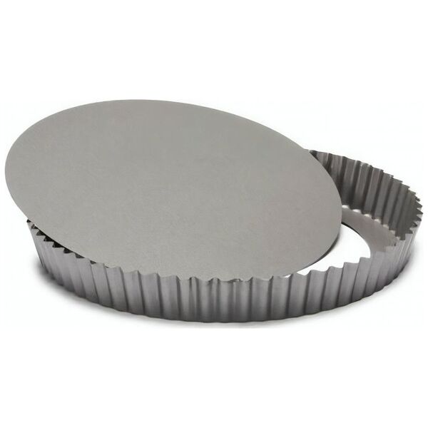 Patisse kształt quiche 28,6 x 3,8 x 28,6 cm stal ciemnoszara