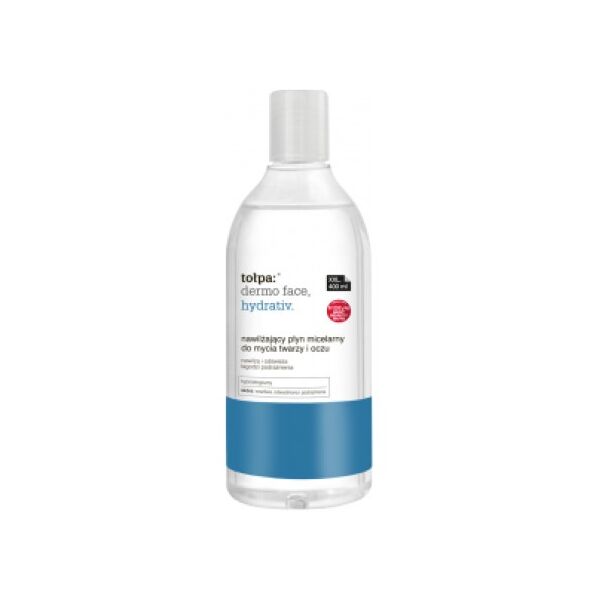 Tołpa hydrativ, nawilżający płyn micelarny do mycia twarzy i oczu 400 ml