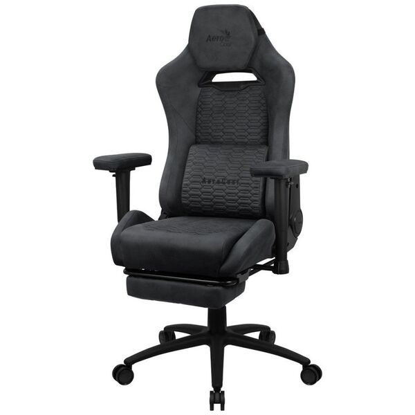 Fotel Aerocool gamingowy Royal AeroSuede Slate Grey (AEROROYAL-SLATE-GREY)