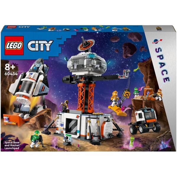 LEGO City Stacja kosmiczna i stanowisko startowe rakiety (60434)