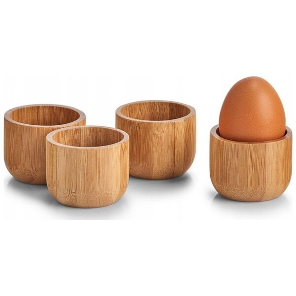 Zeller Σετ κούπες αυγών από μπαμπού, Ø 5 cm 13458388 4003368253688