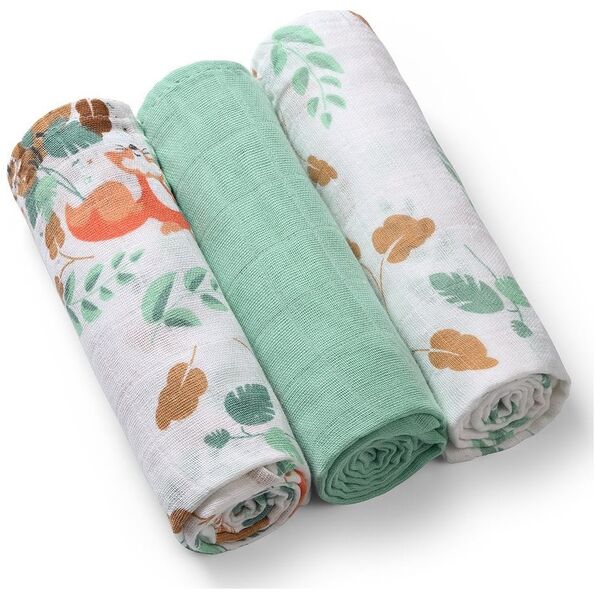 BabyOno 348/12 MUSLIN ΠΑΝΕΣ 3ΤΕΜ. ΠΡΑΣΙΝΟ 13462892 5901435415788