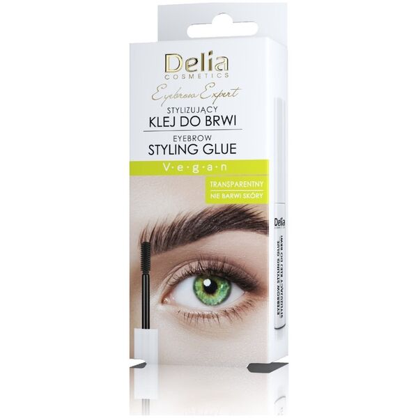 Delia DELIA Eyebrow Expert Stylizujący, transparentny klej do brwi 5 g