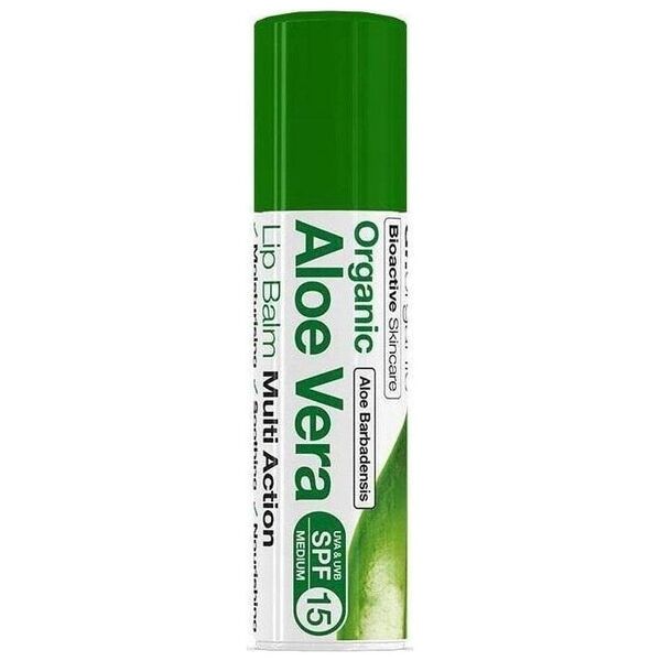 dr.organic Dr. Organic Aloe Vera Lip Balm SPF15 balsam do suchych ust 5.7ml