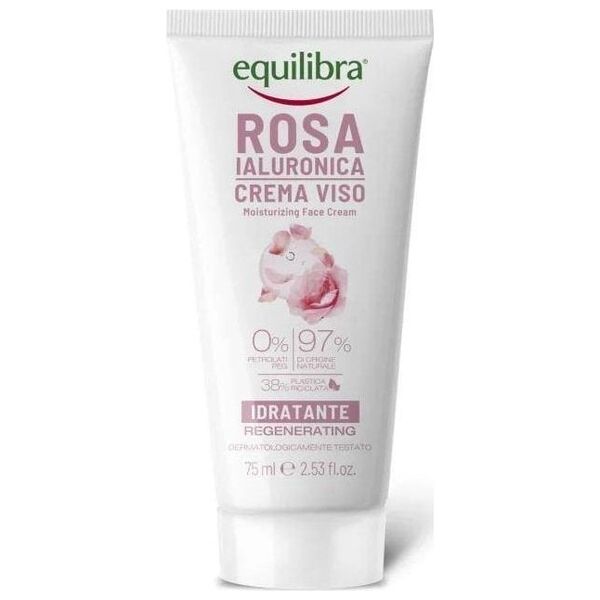 Equilibra Rosa różany krem do rąk z kwasem hialuronowym 75ml