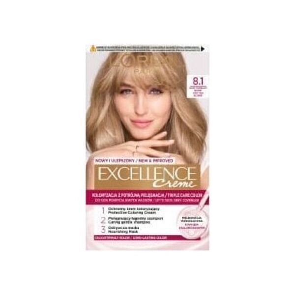 L’Oreal Paris LOREAL Excellence Creme Farba do włosów 8.1 Jasny popielaty blond
