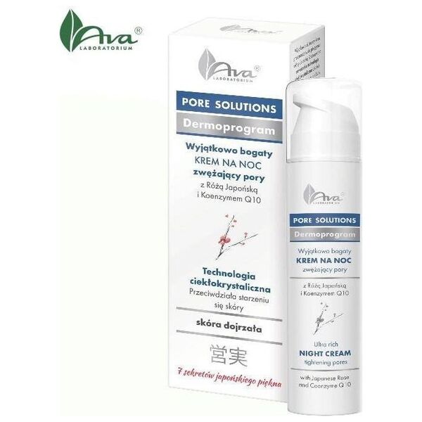 Ava Krem na noc zwężający pory do cery dojrzałej 50ml