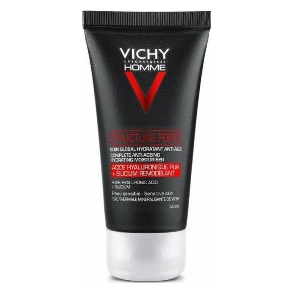 Vichy Vichy, Homme Structure Force, Krem wzmacniający przeciwzmarszczkowy, 50 ml