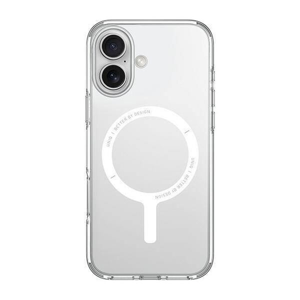 Case IPHONE 16 UNIQ Clario Magclick Charging Lucent Clear transparent 8886463689509