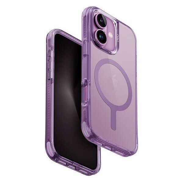 Case IPHONE 16 UNIQ Combat Magclick Charging Grape pink 8886463689486