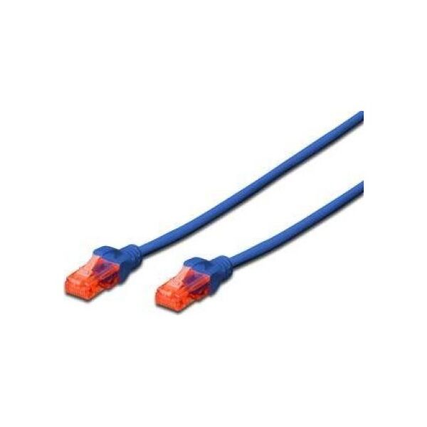Digitus Kabel Digitus patch-cord UTP, CAT.5E, blau, 1,5m, 15 LGW