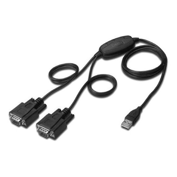 Kabel USB Digitus USB-A - RS-232 1.5 m Czarny (DA70158)