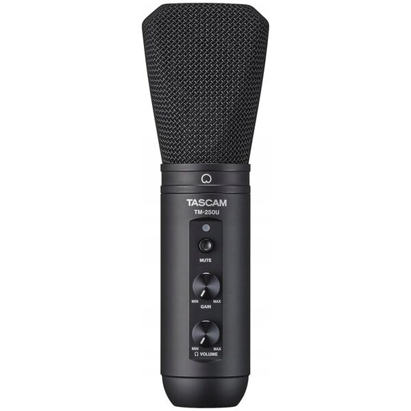 Tascam Tascam TM-250U - Mikrofon pojemnościowy do transmisji osobistych oraz komunikacji online