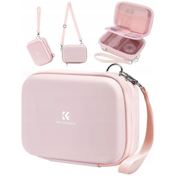 Pokrowiec Kf Futerał Torba Etui Case Pokrowiec Walizka na 2x Aparat Kamera GoPro DJI K&F Różowy / KF13.167V2