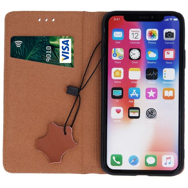 Genuine Leather Smart Pro for Samsung Galaxy A16 brown 5906961904539