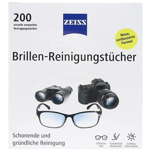 Zeiss Chusteczki do czyszczenia okularów i wyświetlaczy 200 szt.