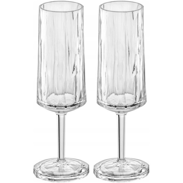 Koziol ποτήρια σαμπάνιας CLUB No. 14, superglas, 2 x 100 ml, KOZIOL 13429950 4002942544013