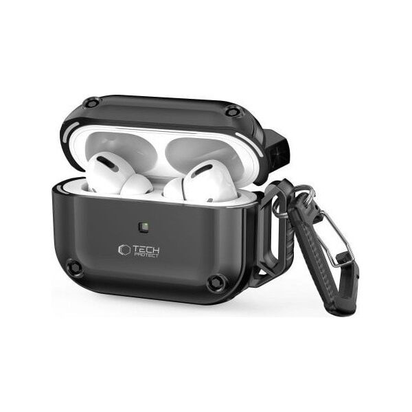 Tech-Protect TECH-PROTECT ROUGH HOOK APPLE AIRPODS PRO 1 / 2 BLACK