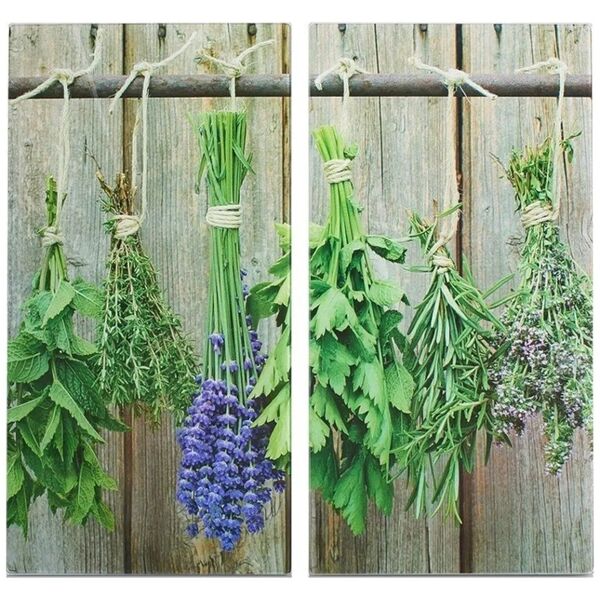Προστατευτικές πλάκες Zeller LAVENDER για τη σόμπα – 2 τεμάχια, ZELLER 13429084 4003368263007