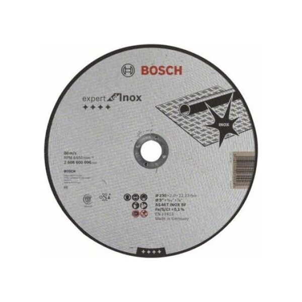 Bosch Tarcza T41 230/2,0/22 AS46T-BF-80 INOX - 2608600096