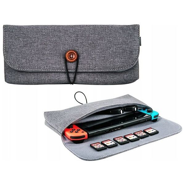 JJC etui na Nintendo Switch szare
