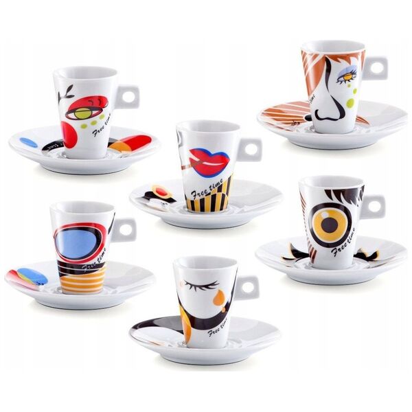 Σετ espresso Zeller FACES, 12 τεμαχίων, ZELLER 13429053 4003368265056