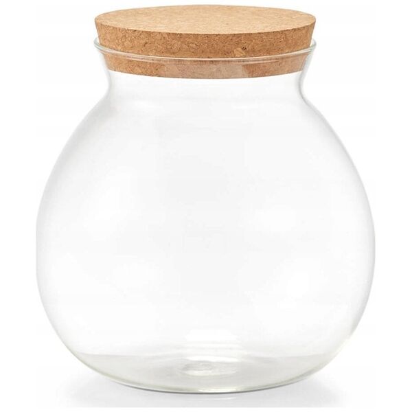 Zeller Ογκώδες βάζο με κλείσιμο από φελλό, 1700 ml 13458371 4003368196794