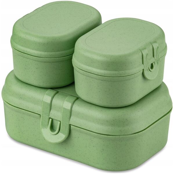 Koziol Lunchbox PASCAL READY MINI, zestaw 3 pojemników, KOZIOL