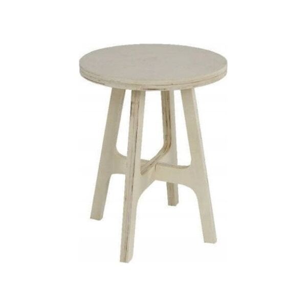 TODAY Ξύλινο σκαμπό Simplicity, Ø 38 cm 13430429 3574641610425