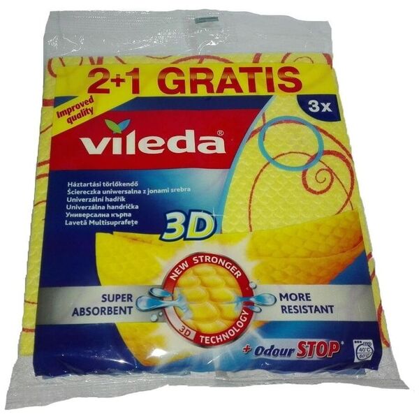 Vileda Ściereczka uniwersalna 2 + 1 Gratis (144828)