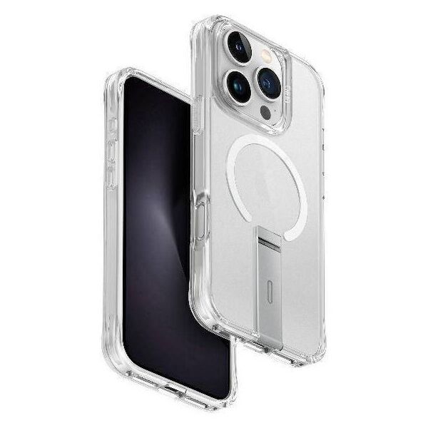 Case IPHONE 16 PRO UNIQ Eleva with Vertica Stand Lucent Clear transparent 8886463690710