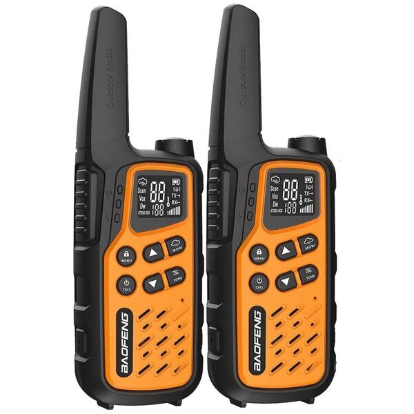 Krótkofalówka Baofeng BF-T25E pomarańczowa