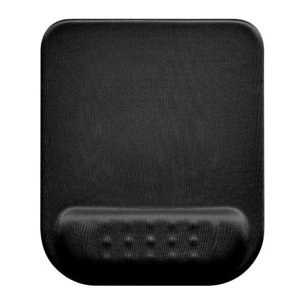 Powerton Podkładka pod mysz i nadgarstek, Powerton Ergoline Dark Edition, ergonomiczna, czarna, piana, Powerton