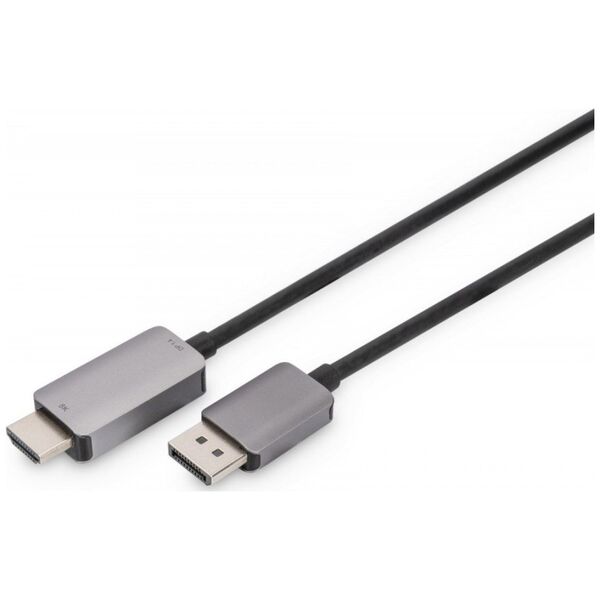 Kabel Digitus DisplayPort - HDMI 1 m czarny (DB-340305-010-S)