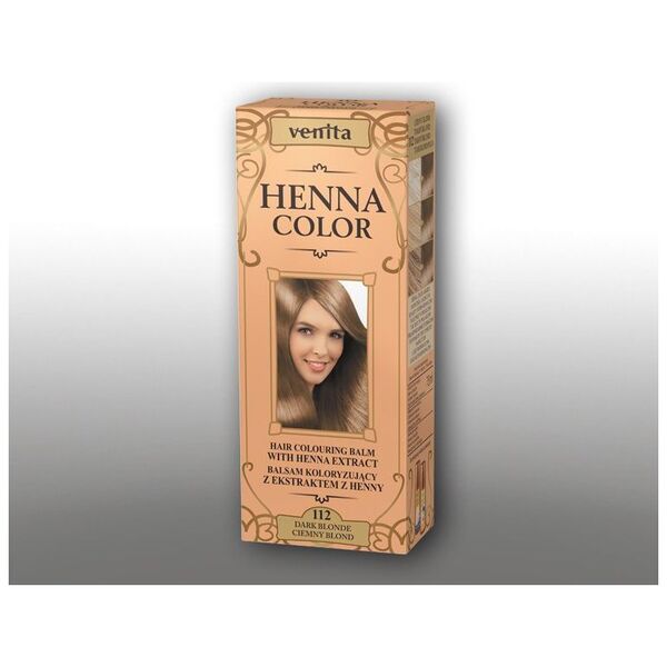 Venita Ziołowe Balsamy Henna Color 112 ciemny blond 75ml