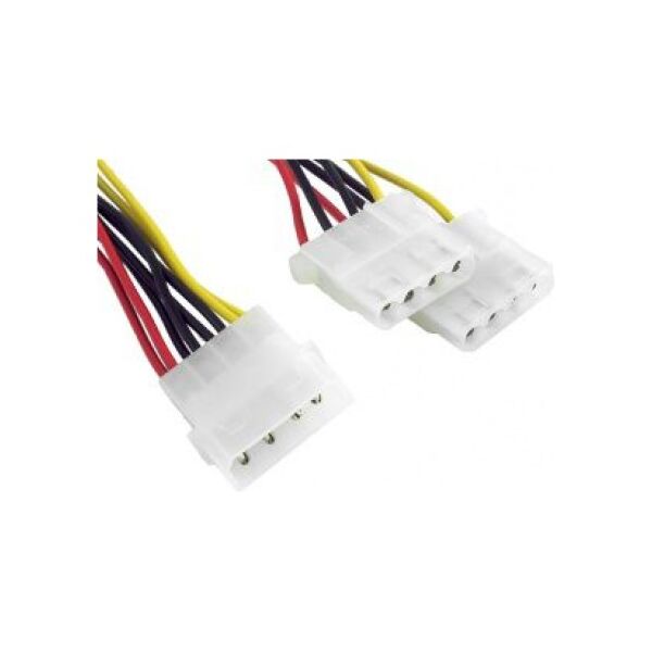 Gembird Molex - Molex x2, 0.15m, Wielokolorowy (CCPSU1)