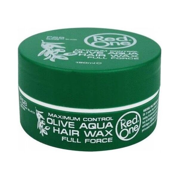 RED ONE_Aqua Hair Gel Wax Full Force wosk do włosów Olive 150ml