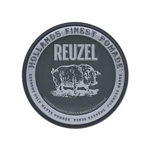 Reuzel Hollands Finest Pomade mocno utrwalająca pomada na bazie wody Black 35 g