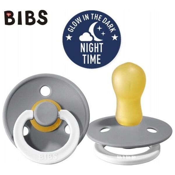 Bibs Cloud Night L Smoczek Uspokajający Kauczuk Hevea