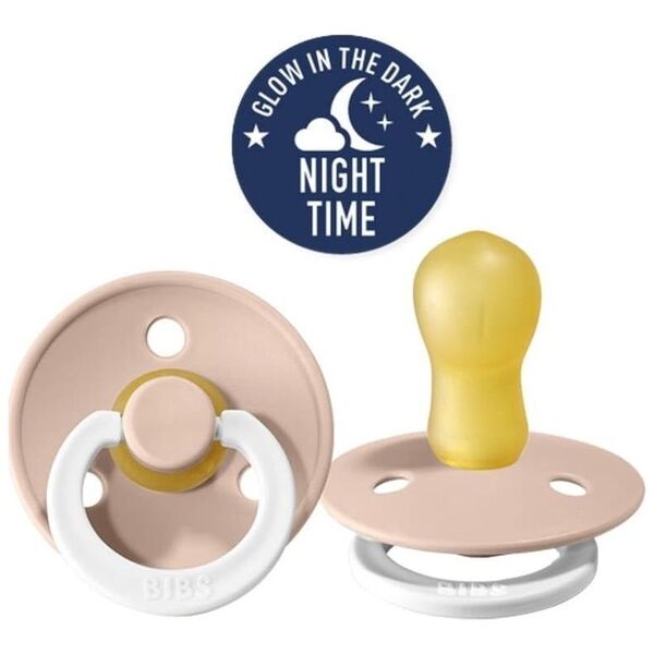 Bibs Smoczek uspokajający Blush Night 18m+ L 300256 Bibs